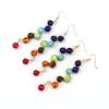 Tiktok Live Stream Hand-Wound Natural Colorful Crystal Beads Amethyst Agate Earrings E67