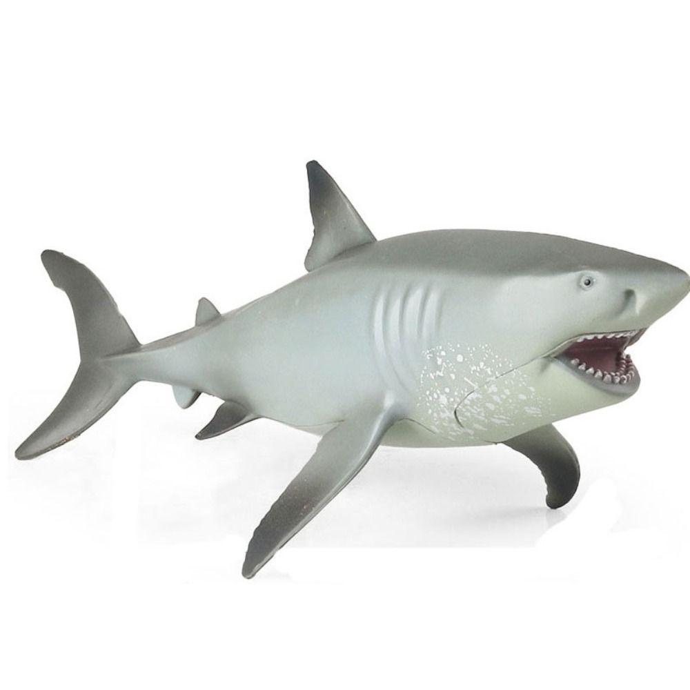 Plastic Sea Life Animals Model Handmad Statue Ocean Animals Ornaments Crafts Realistic Simulated Shark Decorations Children Toys