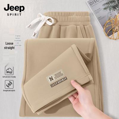 JEEP SPIRIT Men's Loose Straight Casual Pants