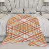 Colorful Plaid Blanket Microfiber Flannel Cover Blanket Bedroom Living Room Sofa Soft And Comfortable Home Decoration