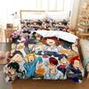 3D Anime My Hero Academia Printed Bed Set Duvet Cover Pillowcase Bedding Set Bed Linen Sheet Quilt Cover Full Queen King Size