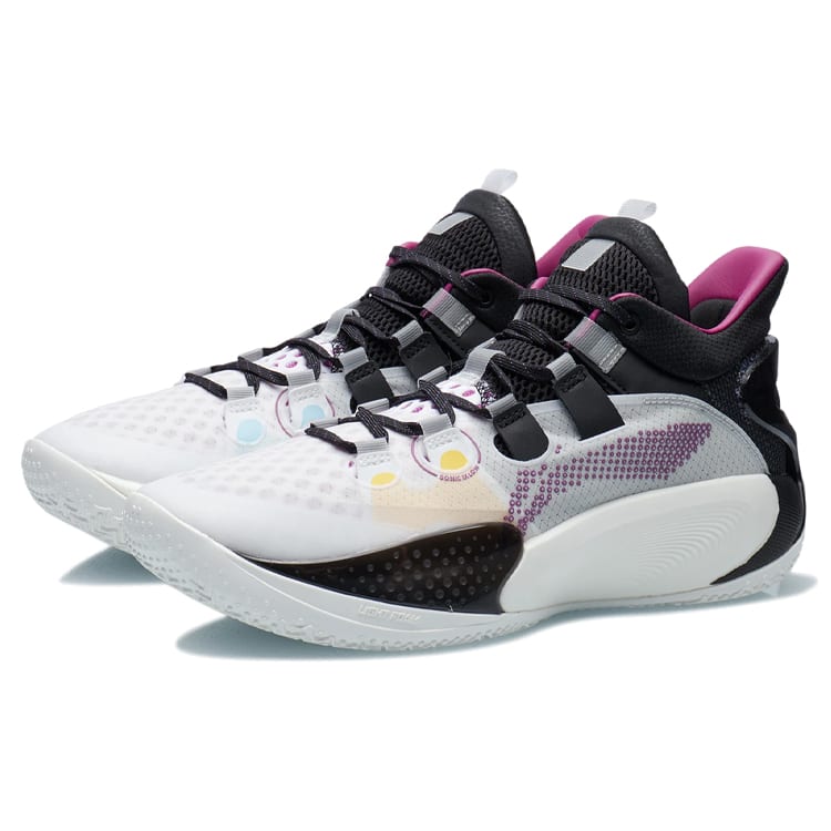 VOERING Sonic 9 Schoenen 'Wit Zwart Rood' ABAR039-1