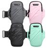 Sports Arm Bag Wear-resistant High Capacity Non-slip Comfortable Smooth Zipper Holder Splash-proof Armband Cell Phone Holder Gym Accessory
