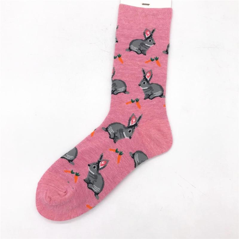 Cotton Cute Women Socks Hosiery Animal Print Originality KTB