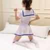 Yetingxiang Lingerie Sexy Uniform Temptation Set Pure and Cute Sailor Tight-Fitting One-Piece Dress