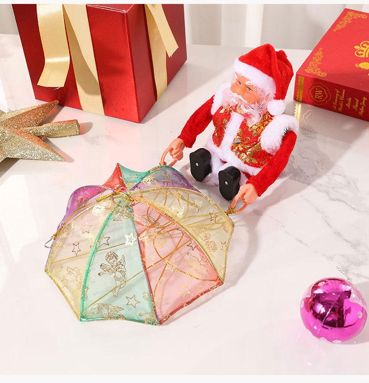 Electric Dancing Parachute Santa Claus Ceiling Decoration