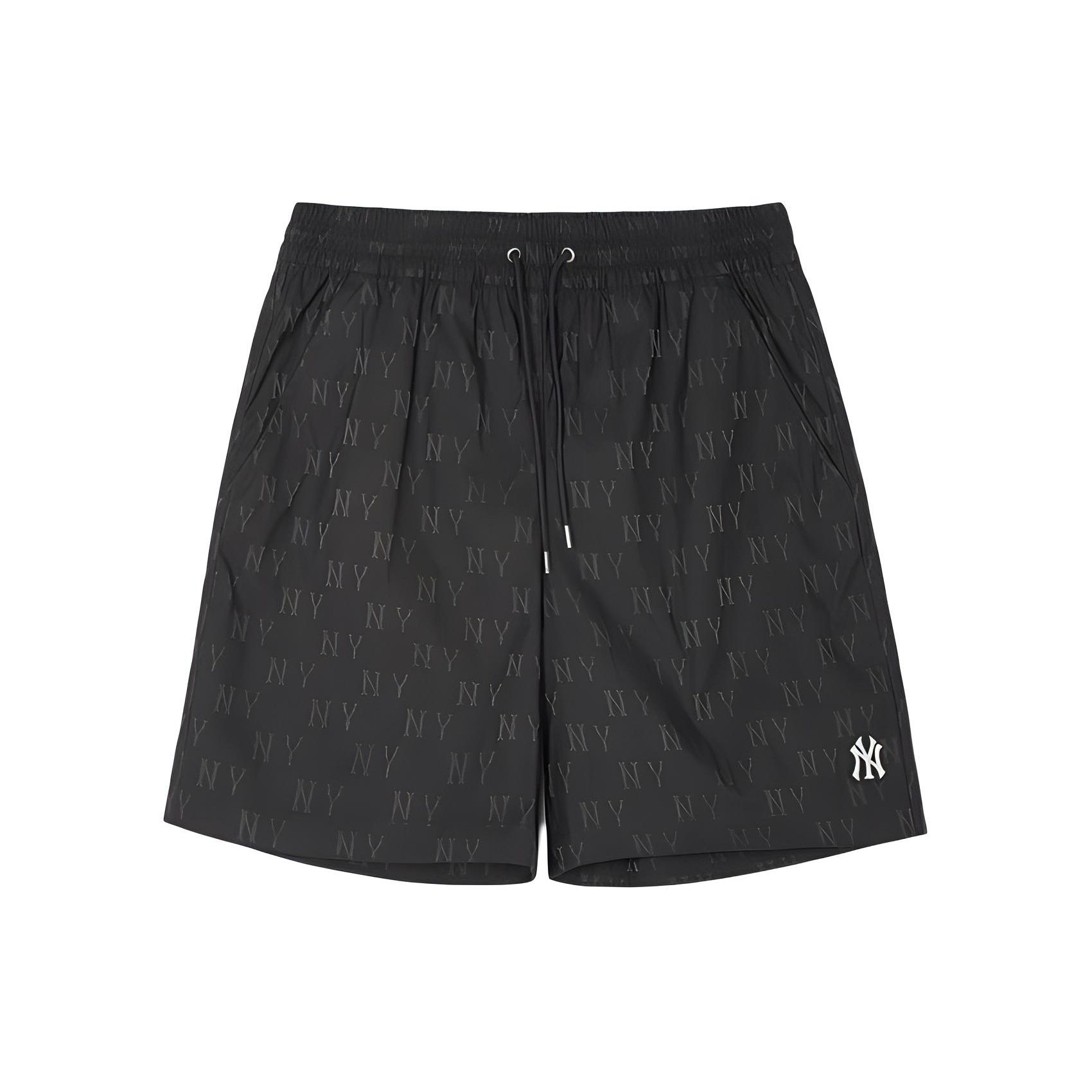 

New MLB New York Yankees Casual Shorts Unisex Black 3ASMM0143-50BKS XS