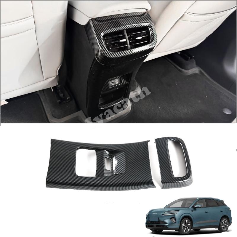 For BYD Sea lion 6 EV DM-i/sealion 06 2025 2026 Interior Accessories ABS carbonfiber window rise switch gear shift panle cover