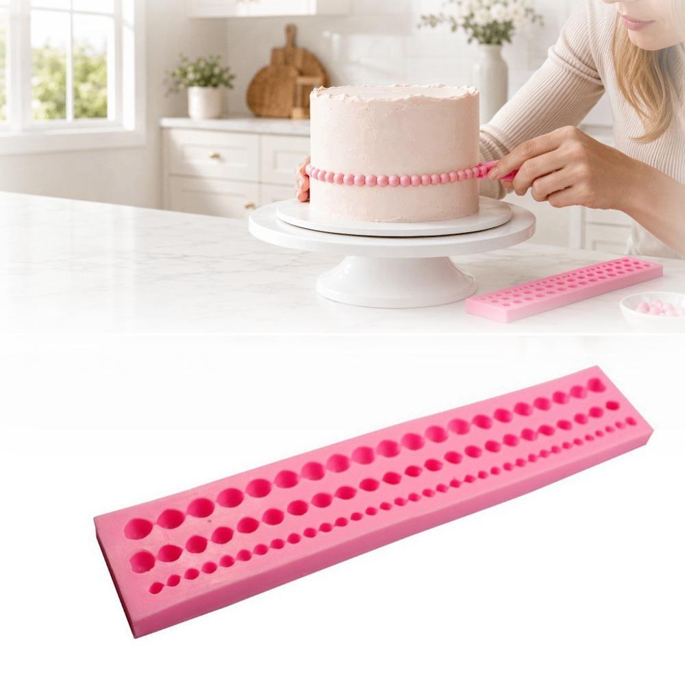 Silicone Cake Border Mold Heat Resistant Chocolate Mold Durable Fondant Mold Cake Decorating