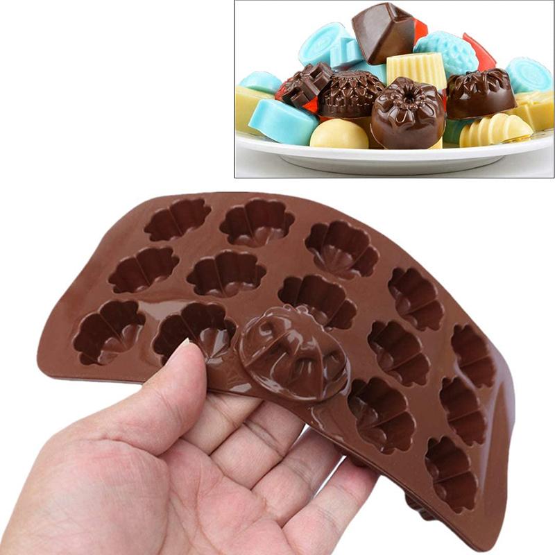 Flower Silicone Molds Rose Chocolate Candy Mould For Fat Bombs Gummy Cake Cupcake Soap Candle Decoration Wax Melts Ice Cube