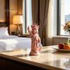 Modern Minimalist Room Decor 3D Printed Cat Statue, Mini Liberty Figurine with Fish, Artistic Creative Gifts for Lovers Animal Ornament Bookshelf