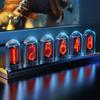 Smart Retro Silent Alarm Clocks RGB Digital Led Luxury Elegant Nixie Tube Clock Flip Nordic Desk Clock Room Unique Design Clock Office Decorating
