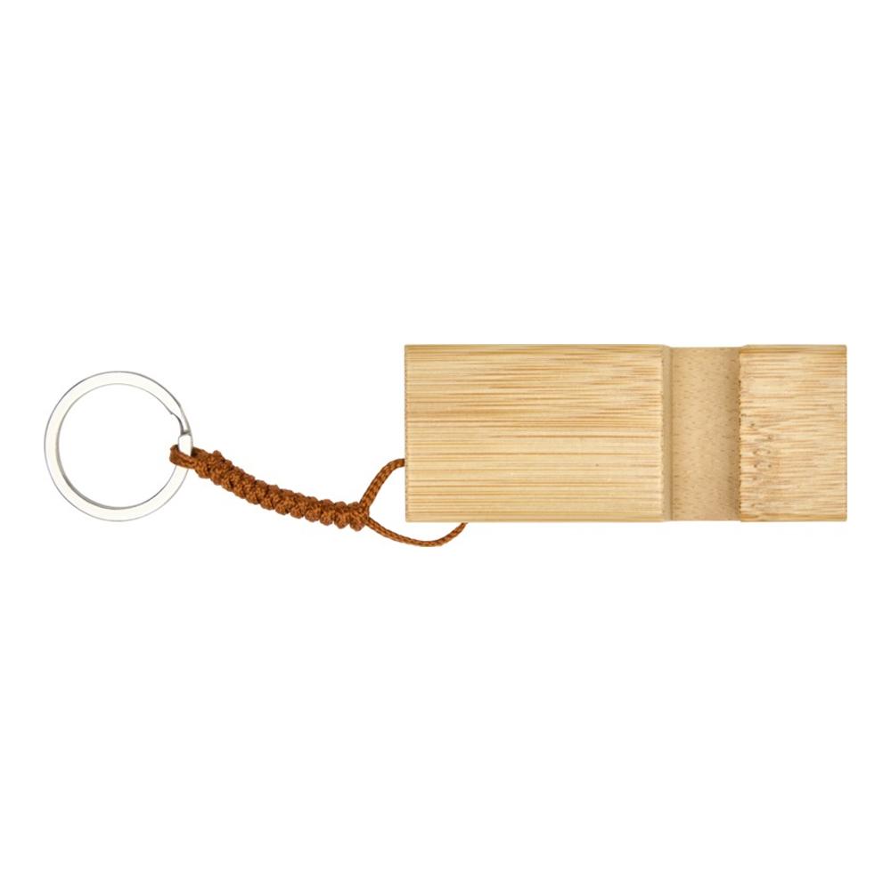 Bosona Bamboo Keychain Mobile Phone Stand