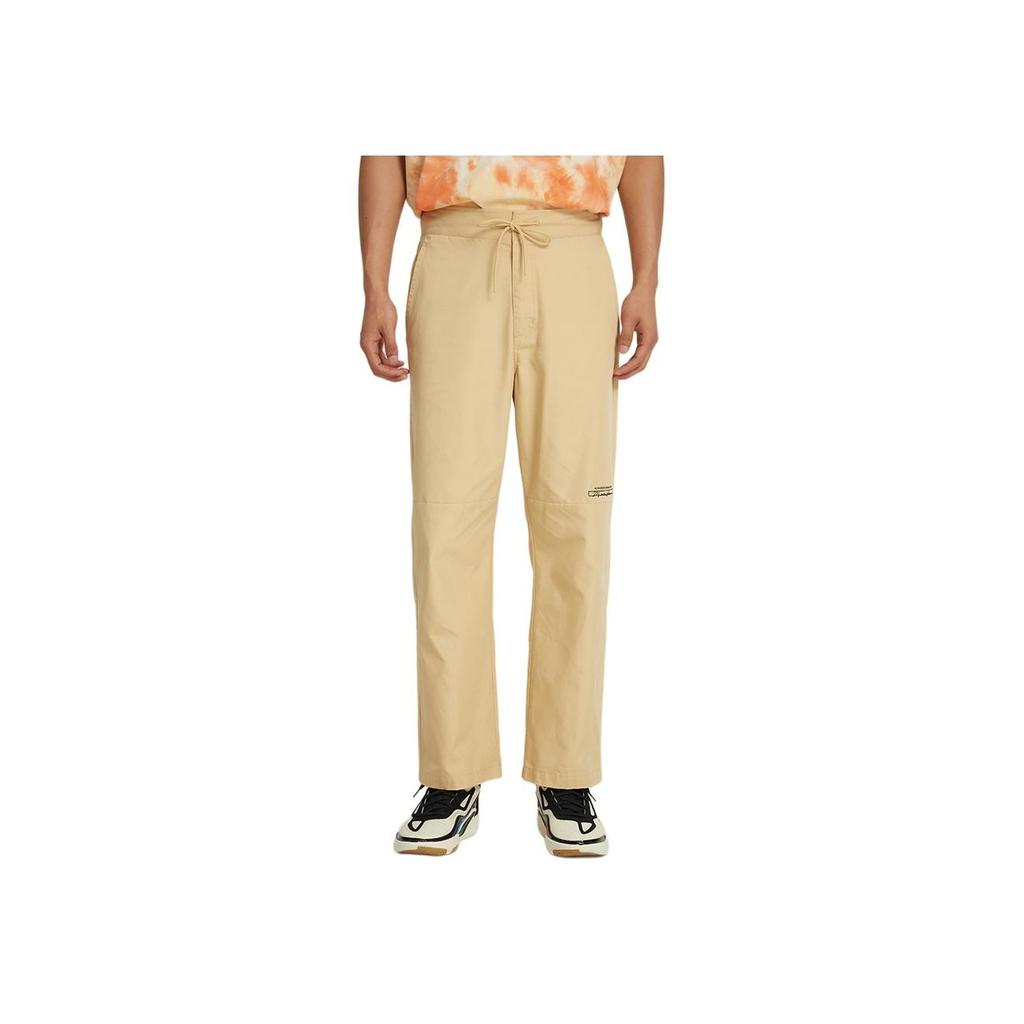 Nike Spodnie sportowe ze sznurkiem Flight MVP Statement z prostymi nogawkami Męskie Doły Khaki DX9741-252