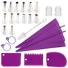 -Piece Piping Tips and Bags Set - Baking Tools