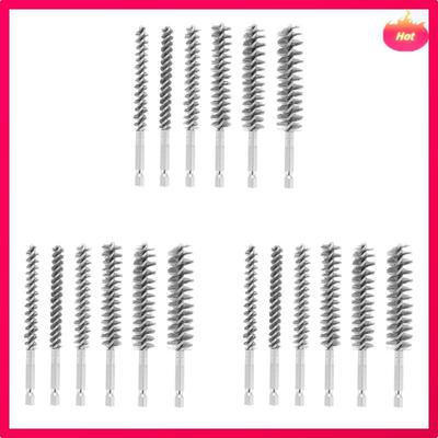18 Pcs Wire Brushes For Drill,Stainless Steel Small Wire Brush In Different Sizes,For Cleaning,Cleaning Wire Brush Set