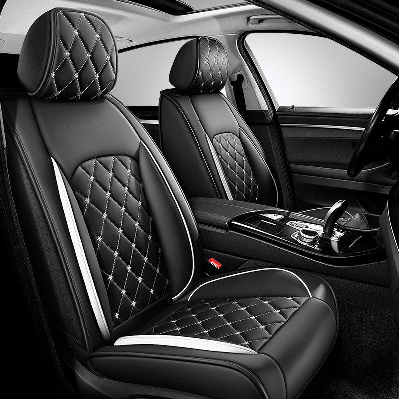 All-Season Rhombus Grid Universal Car Seat Cover