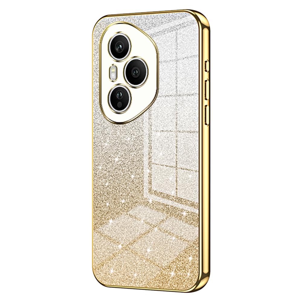 For Honor 400 Pro 5G (Global) Etui Elektroplettert Gradient Glitter TPU Telefondeksel