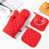 MDNG Heat Resistant Oven Mitts and Pot Holders Set