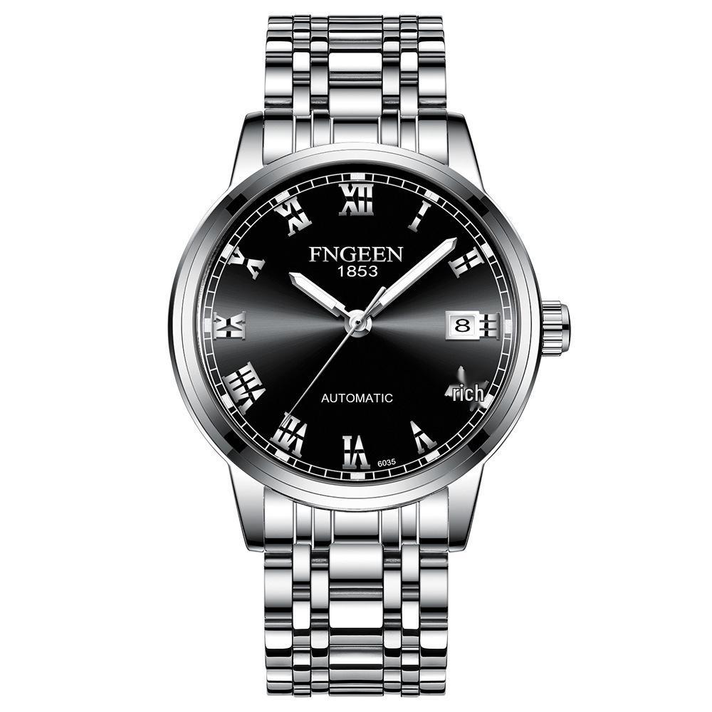 Orologio Meccanico Automatico Impermeabile da Uomo Fenzun 2020 con Calendario Vuoto