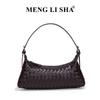 New hand-woven dumpling bag casual versatile handbag commuter shoulder crossbody baguette bag