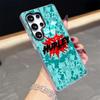 Hot B-Brand HurleyS Phone Case for Samsung S26 S25 S24 S23 S22 S21 FE Plus Ultra Black 2-in-1 Jelly silicone case