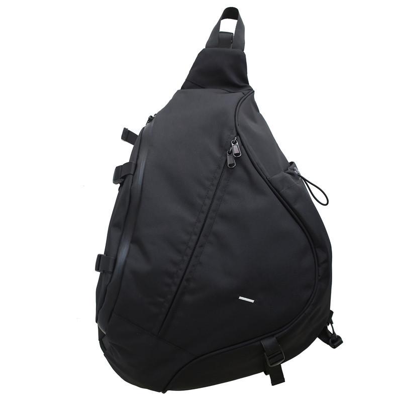 

Japanese Nylon Streetwear Crossbody Bag - Multifunctional Men s Shoulder Bag for Students and Sport чёрный