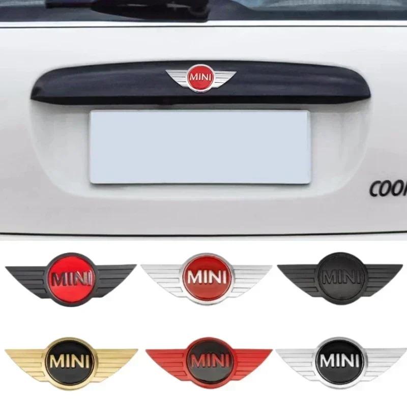 Autocollant de Carrosserie Logo Emblème Métal Arrière Décalcomanie Accessoires pour Mini Cooper F55 F56 R55 R56 R60 F60 Countryman Clubman JCW