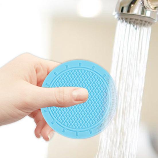 Car Coasters Anti Slip PVC Cup Holder Insert Mats 2.76" Diameter Compact Cup Holders Universal Car Interior Vehicle Accessories