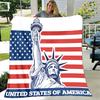 1pc Statue of Liberty, USA blanket, al season lightweigh Poster blanket home office outdoor nap multifunc Poster blanketional blanket