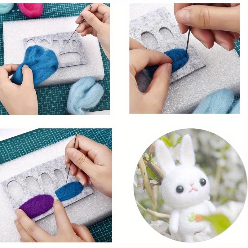 8-Piece Wool Felt Felting Molds Set High-Quality Needle DIY Stencil for Applique Handicraft Shaping Felting Molds and Creative