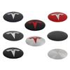 4 adet 56mm Araba Jant Göbek Kapağı Sticker Logo Kapak Aksesuarları Tesla Model 3 Model S X Model Y Roadster Cybertruck SpaceX İçin