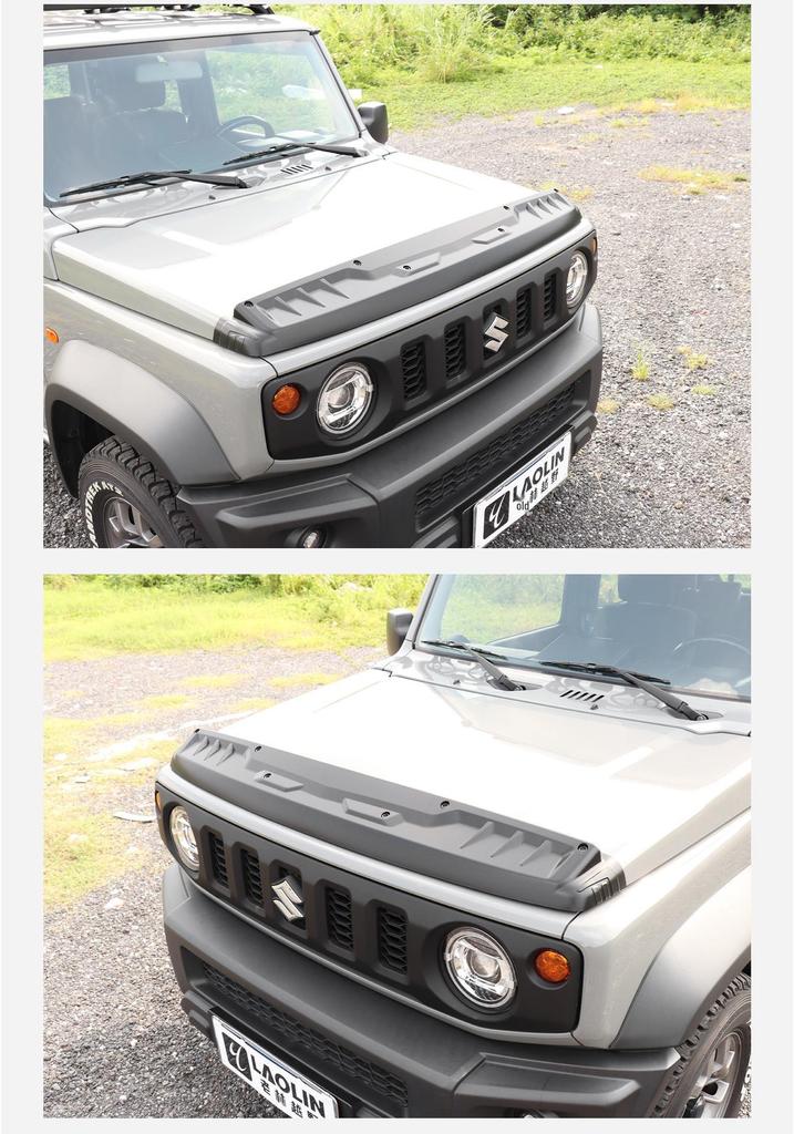 2023-2026 New Jimny Five-Door Exterior Guard: Mech Hood Stone & Sand Protection