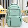 Casual Backpack Versatile For Primary And Secondary School Students Lightweight Backpack For Both Men And Women Multi-Compartment Stylish School Bag