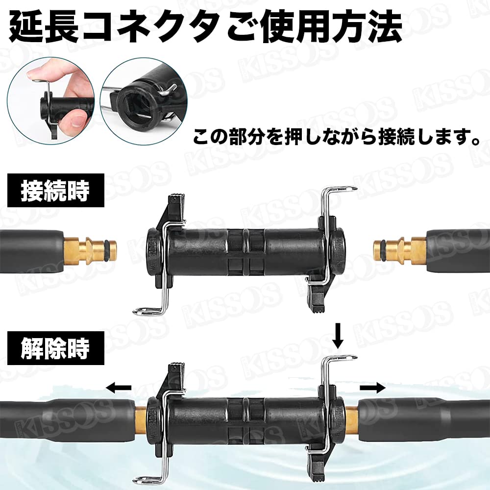 KARCHER High Pressure Washer Extension Hose (15m) for K2, K3, K4, K5, and K7 Series (Aftermarket)