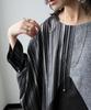 Antica Dress for Mixed 05 One Size [antiqua] One-Piece Women, Three-Quarter Sleeves, Material, Long, PA-03882 Black,