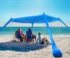 Portable Outdoor Sunshade Canopy: Beach Tent & Cooling Shelter for Camping & Fishing