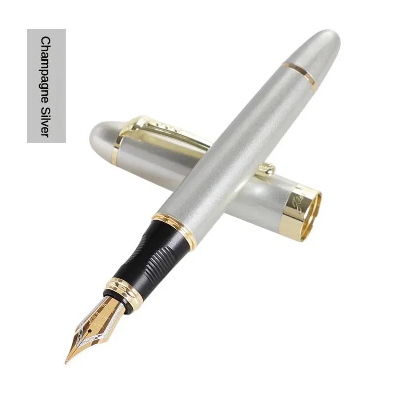 Jinhao X450 Fountain Pen Iraurita Nib Full Metal Golden Clip Luxury Pens Student Gift Stationery Office School Supplies