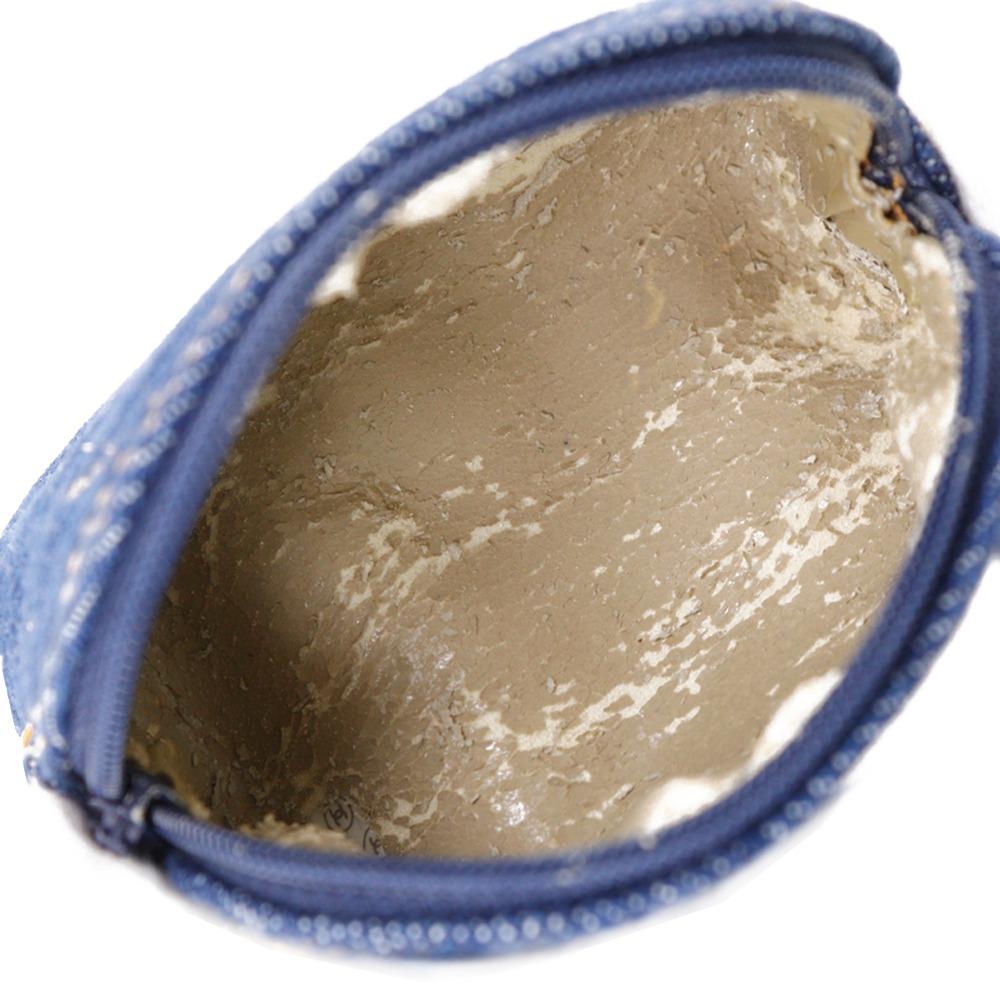CHANEL COCO Mark Pouch A02789X03304 Mini pouch 97P Blue denim Women Used