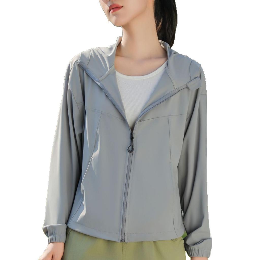 Sunscreen Clothing Women's Summer Sense UV Protection Hooded Jacket Breathable Light Long Sleeve Casual Sunscreen Clothing