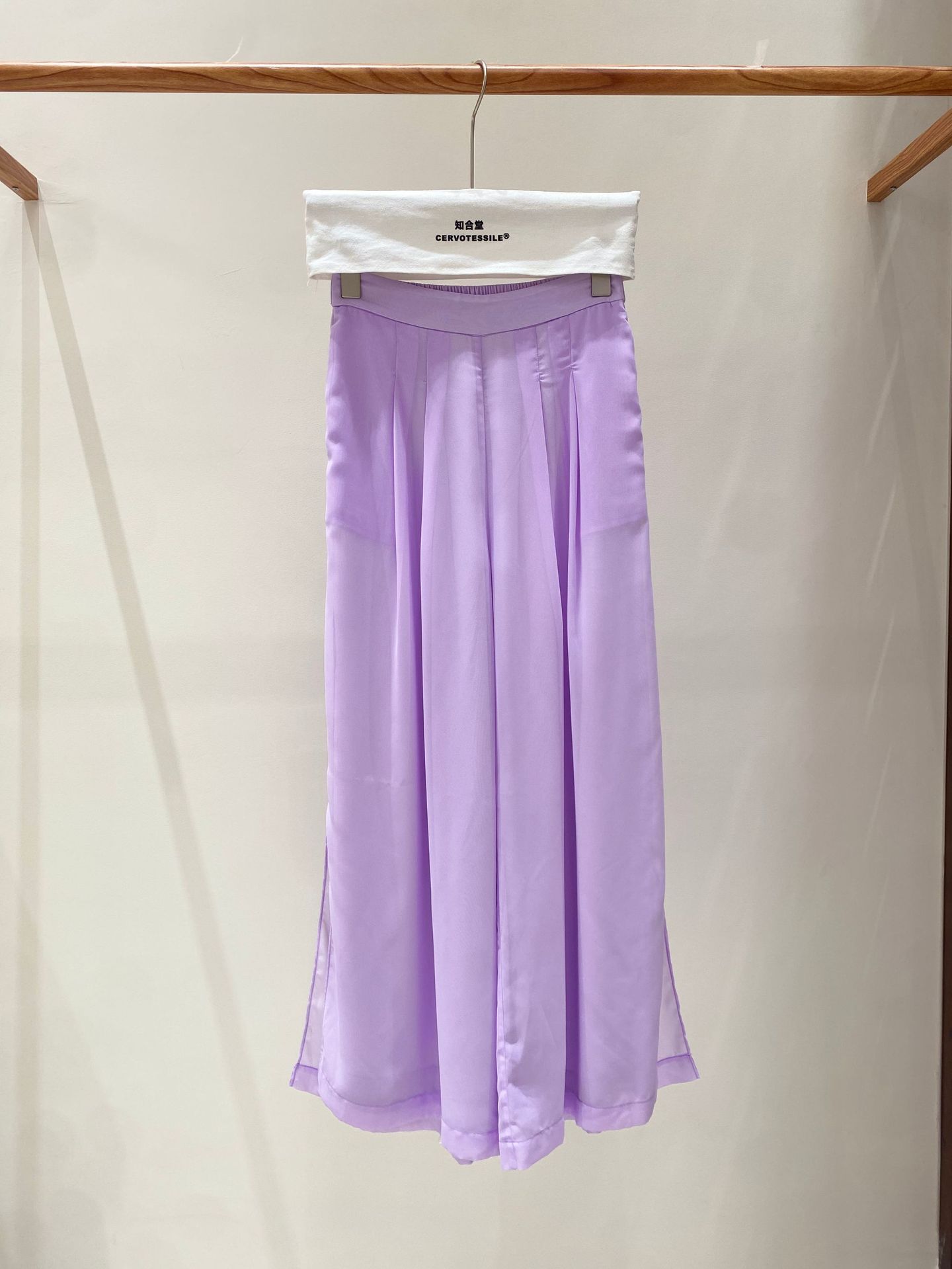 

Johnature Chinese Casual Pants Women Summer National Thin Draped Comfortable Cropped Pants XL фиолетовый