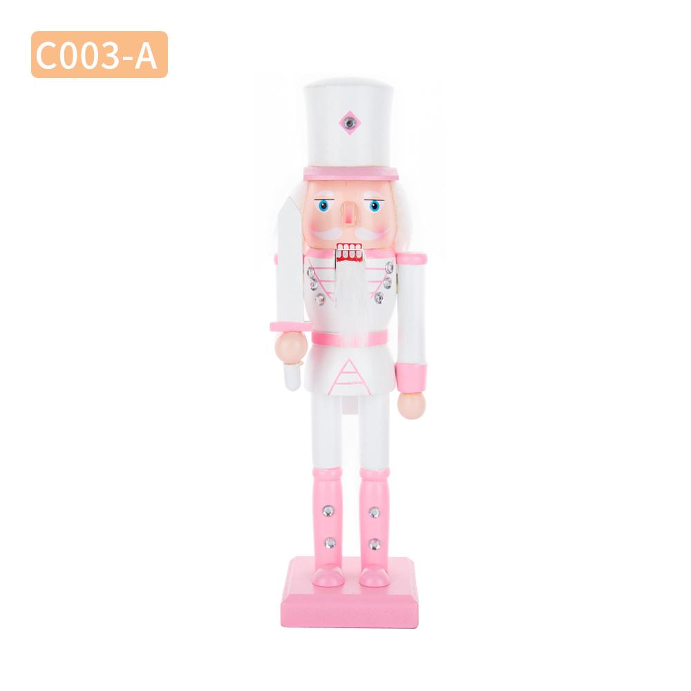 Pink & White Princess-style Wooden Nutcracker