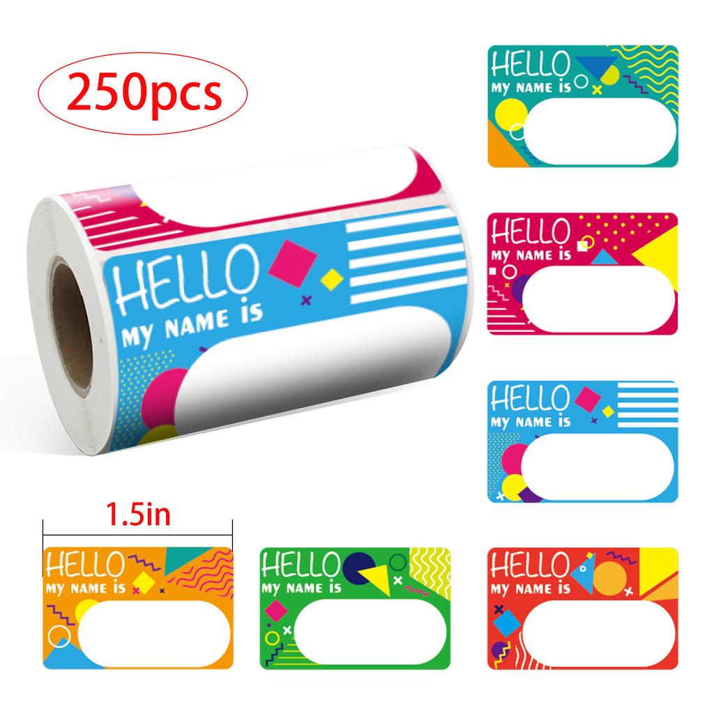 

Unique Xh080 Cartoon Name Stickers Perfect For Festive Gift Seals Labels And