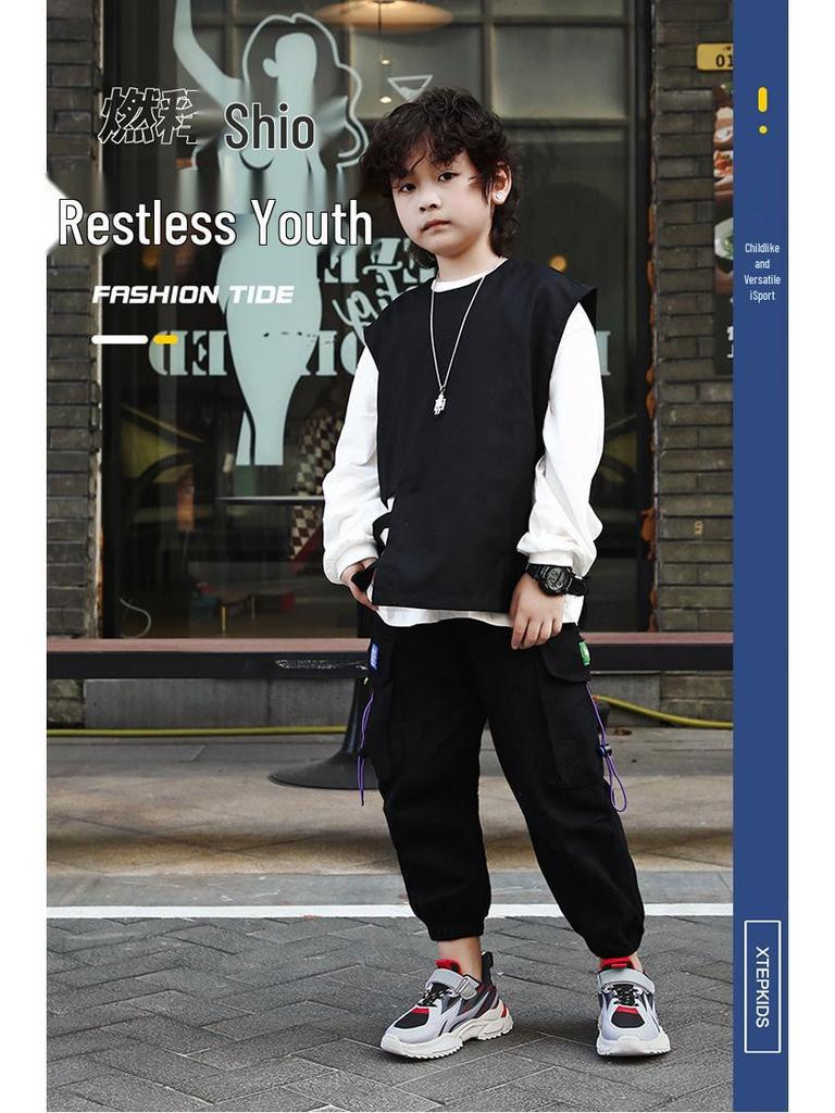 Boys' 2025 Autumn/Winter Breathable Mesh Running Shoes - Non-slip, Wear-resistant Sports Shoes for Kids