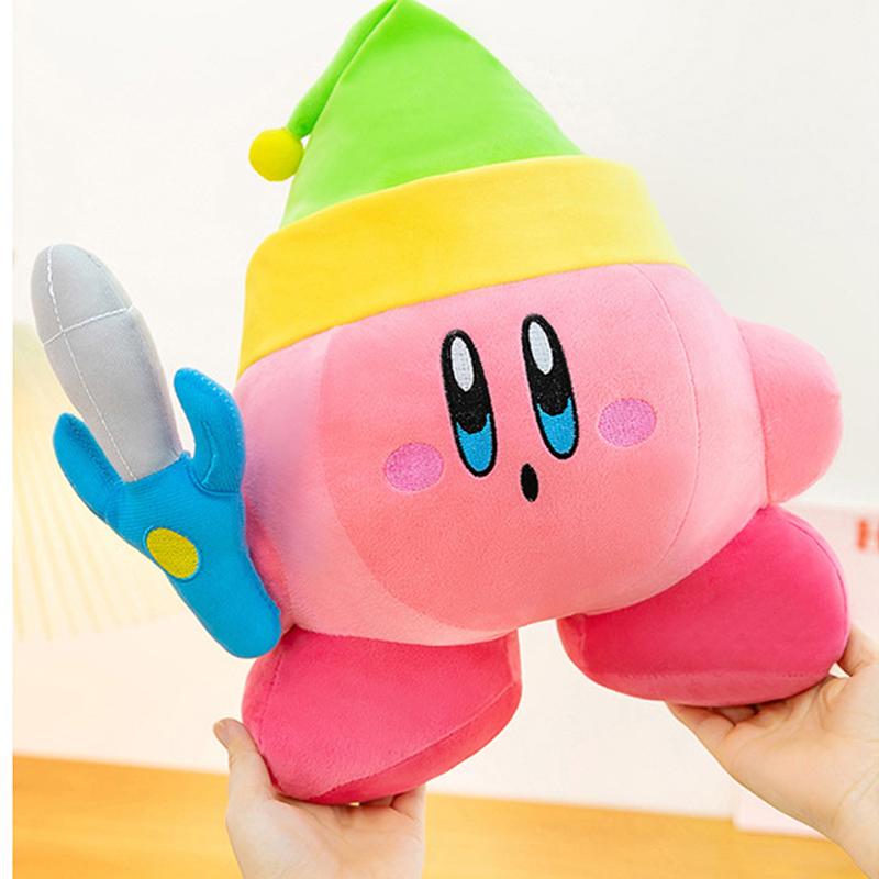 35-60 Kirby Plush Toy Cute Stuffed Doll Cartoon Cute Anime Star Big Size Hug Pillow Pink Gift for Kids Birthday Room Decoration