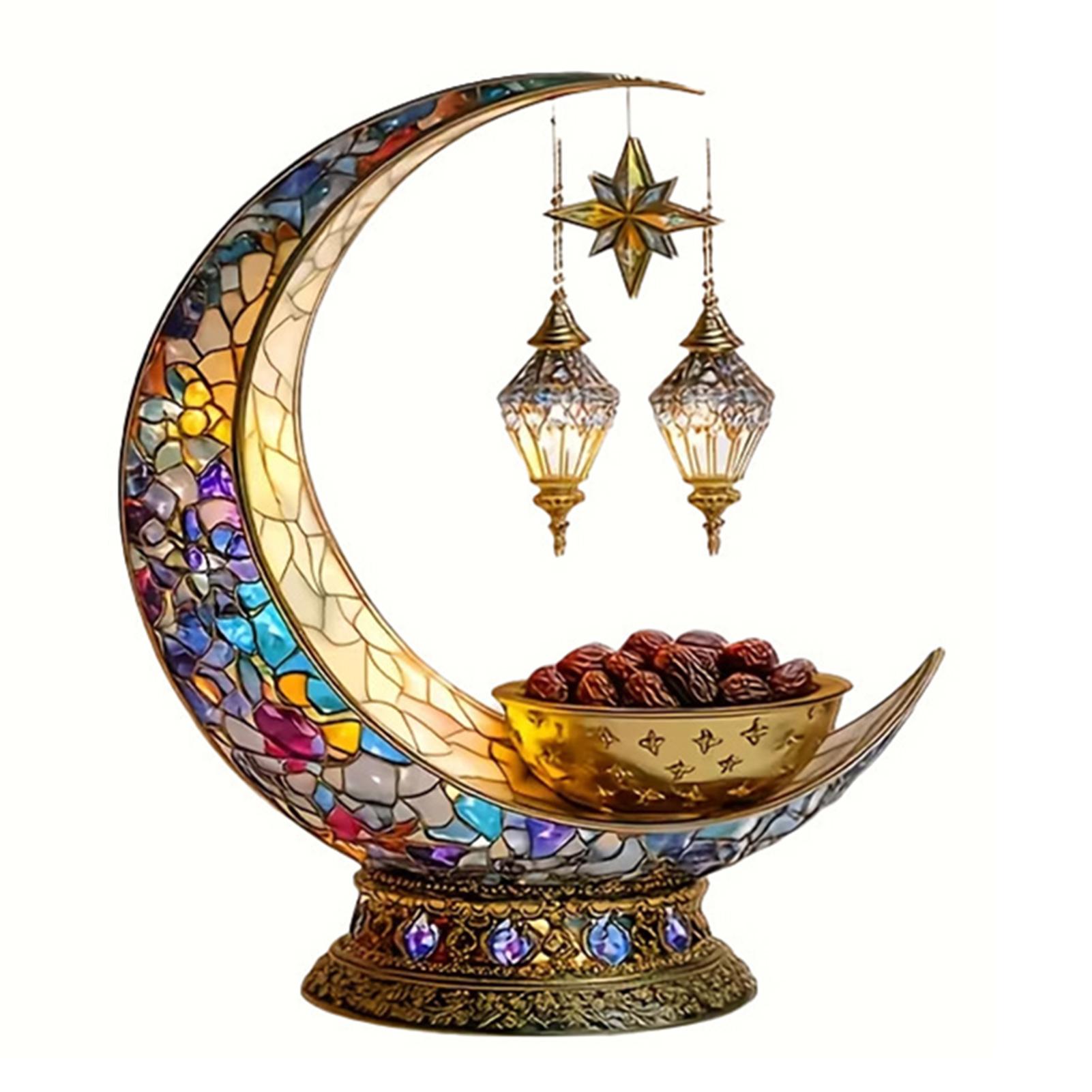 

Mosque Pattern Decoration 2D Flat Effect Acrylic Table Ornament, Multifunctional Home Decoration for Dining Table Office Desk