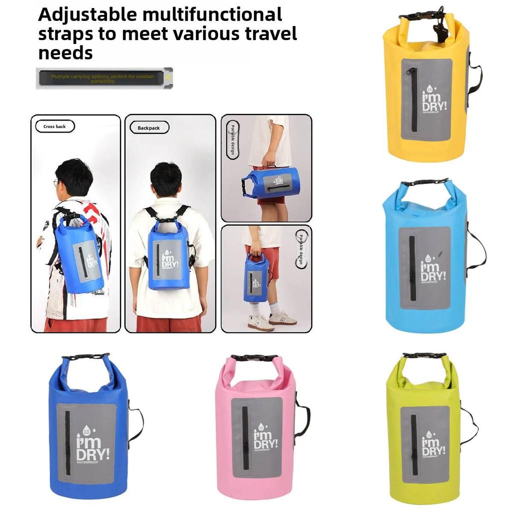 Outdoor Waterproof Bag Pvc Dry Storage Bag For Swimming And Camping Adventures