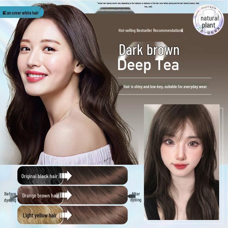 

Yumeisi Natural Plant Hair Dye Cream: Botanical Gray Coverage That Protects and Nourishes Hair. 260ml x 2