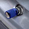FPVXC1 4pcs Plaid Logo Car Wheel Tire Valve Caps Air Stem Aluminum Accessories For Tesla Model S X 3 Y Cybertruck Roadster