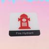 Creative Signage Fire Hydrant Sign Wall Label Sticker Warning Badge for Shopping Malls Buildings Residential Communities Factories Schools Hospitals